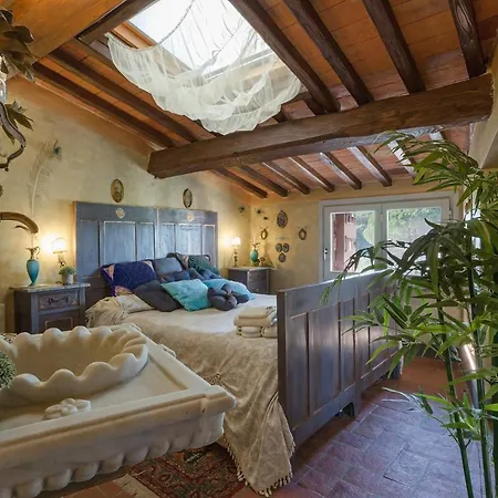 וילה La Dimora Dei Conti, Indulge In A Country With Jacuzzi Facing The Town! קאפאנורי